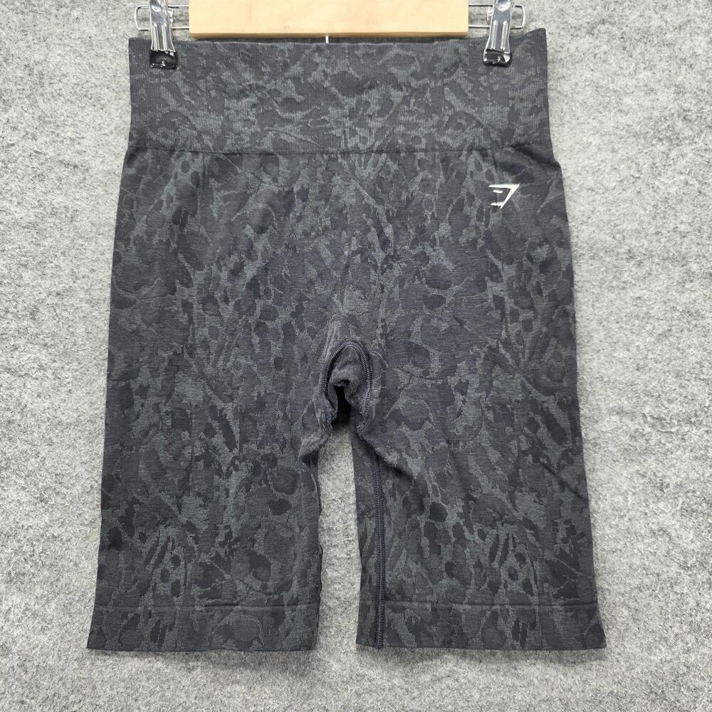 Gymshark Bike Shorts Womens M Black 7 In Biker Athletic Gym Training Seamless
